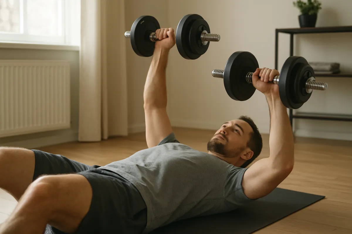 Best Chest Exercises With Dumbbells and No Bench: 7 Effective Picks
