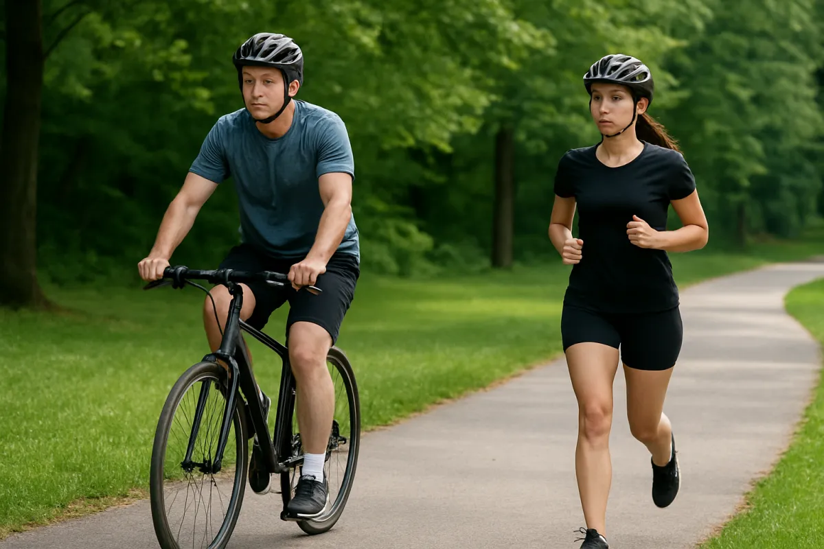 Cycling and running compared for a weight-loss workout